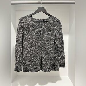 Eileen Fisher Women’s Marled knit Pullover Crewneck cotton Sweater large petite